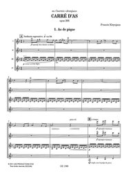 Carré d&apos;as, opus 266 / 4 kytary - 4 přednesové skladby