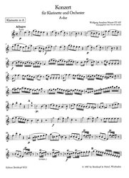 Mozart: Clarinet Concerto in A major K. 622 / klarinet a klavír (piano reduction)