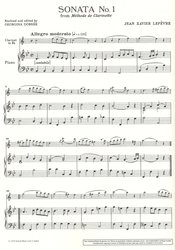 Lefévre: SONATA No. 1 / klarinet a klavír
