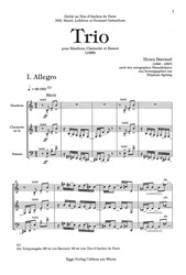 Barraud: TRIO / hoboj, klarinet a fagot