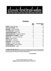 CLASSIC FESTIVAL SOLOS 1 / altový saxofon - klavírní doprovod