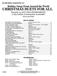 Christmas Duets for All - trumpeta