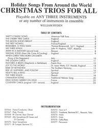 Christmas Trios for All / housle