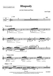 Grgin, Ante: Rhapsody / klarinet a klavír