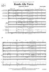 Mozart: Rondo Alla Turca (grade 4) / 4 saxofony, klavír, basa, bicí