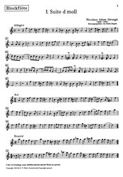 Strungk: Suites and Airs (urtext) / zobcová flétna a klavír (a violoncello)