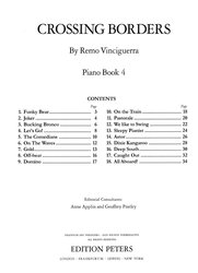 Crossing Borders  - Piano Solo Book 4 / klavírní přednesové skladby v rytmu jazzu a popu
