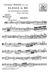 Bottesini: ELEGIA in RE / kontrabas a klavír