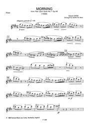 Grieg: Morning from Peer Gynt Suite, no.1 op.46 / příčná flétna a klavír