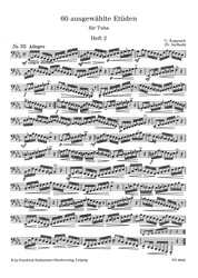 Kopprasch: 60 Selected Studies 2 (35-60) / tuba - etudy