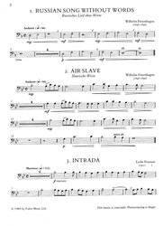 First Book of Trombone Solos / pozoun (trombon) a klavír
