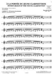 Klosé: La Clarinette 1 - A la portee du jeune clarinettiste / 220 technických cvičení pro klarinet