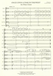 ONCE UPON A TIME IN THE WEST / flétnový soubor (4x příčná flétna, altová flétna, basová flétna)