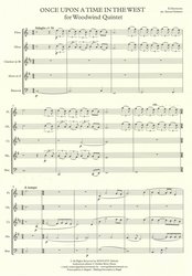 ONCE UPON A TIME IN THE WEST / dechový kvintet (flétna, hoboj, klarinet, lesní roh, fagot)