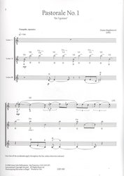 Bogdanovic: PASTORALE No. 1 for 3 guitars / skladba pro 3 kytary