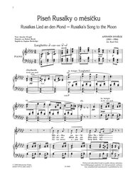 Dvořák: Píseň Rusalky o měsíčku (árie pro soprán a klavír)