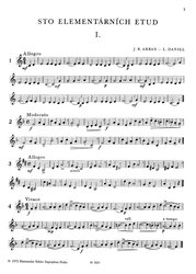 ARBAN: Sto elementárních etud pro trubku I (cvičení 1-50) / trumpeta