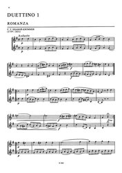 Kramář-Krommer: SIX DUETTINI / dvě zobcové flétny (housle, klarinety)