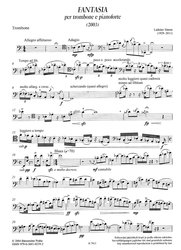 Simon: Fantasia per trombone e pianoforte / pozoun a klavír