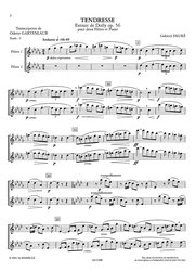Fauré: TENDRESSE extrait de Dolly, op.56 / dvě příčné flétny a klavír