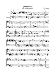 Jan Vrkoč: Písničky pro dva / housle a violoncello