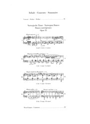 Grieg: Norwegian Dances  op.35 (urtex) / klavír sólo