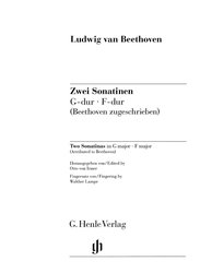 Beethoven: Zwei Sonatinen (G-dur + F-dur)(urtext) / klavír
