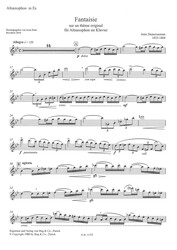 Demersseman: Fantasie sur un theme original / altový saxofon a klavír