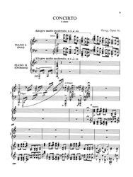 Grieg: Piano Concerto in A Minor, Opus 16 / 2 klavíry 4 ruce