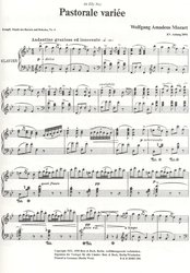 Mozart: Pastorale Variée, KV. Anhang 209b / klavír sólo