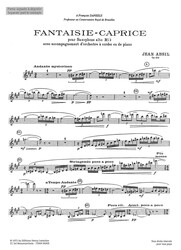 Absil: Fantaisie - Caprice / altový saxofon a klavír