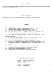 Renaissance and Baroque Suites / flexible quartets - C instruments (zobcová flétna, příčná flétna, hoboj, housle, ....)