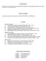 Renaissance and Baroque Suites / flexible quartets - Eb instruments (altový saxofon, ...)