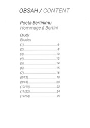 Douša: Pocta Bertinimu / 12 etud pro klavír