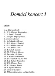 Domácí koncert 1 - KLASIKA + Audio Online / trumpeta a klavír (PDF)