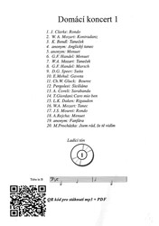 Domácí koncert 1 - KLASIKA + Audio Online / tuba B a klavír (PDF)