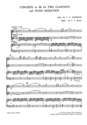 Hoffmeister: Concerto in Eb major / dva klarinety a klavír