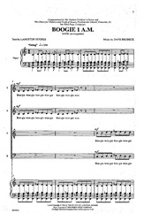 BOOGIE 1 A.M. / SATB