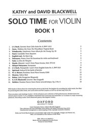 Solo Time for Violin 1 (grade 3-4) / housle a klavír - 16 přednesových skladeb