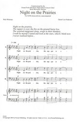 Night on the Prairies / SATB a cappella