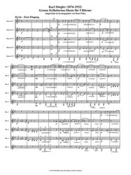 Grosse St Hubertus - Messe / 5 lesních rohů (kvintet - partitura a party)