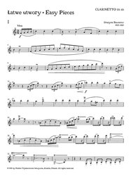 Bacewicz: Easy Pieces / klarinet a klavír - snadné skladbičky