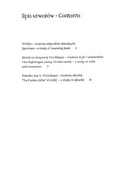 The Aviary / Ptaszarnia - housle a klavír