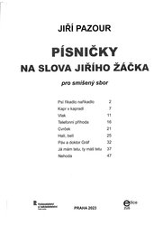 Pazour: Písničky na slova Jiřího Žáčka / SATB a cappella