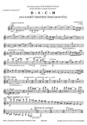 Sluka: D-S-C-H per clarinetto basso e pianoforte / basový klarinet a klavír