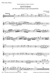 Sluka: NOTTURNO / hoboj (příčná flétna) a harfa (klavír)