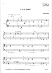 Boogie Piano Book / šest snadných originálních skladeb pro klavír