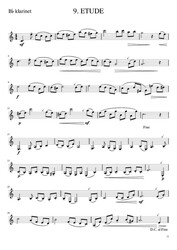 Vidlák: 79 a 1/2 Etudy pro klarinet