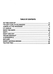 WB COMBO CLASSICS - BIG BAND ERA / Eb instrument trio