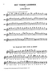 ALTBLOKFLUIT 4 (het vierde leerboek) / škola hry na altovou zobcovou flétnu 4 (zelená)